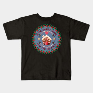 Happy Christmas Home sweet Home for the Holidays Kids T-Shirt